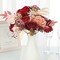 Artificial Flowers Burgundy Pink Fake Flowers for Bridal Bouquets